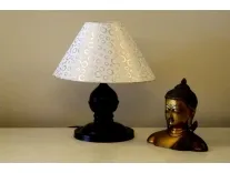 Cylindrical Mangowood Table Lamp for Home at Rs 387 Cylindrical Mangowood Table Lamp for Home at Rs 387