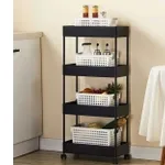 Pinkwhale 4 Compartments Plastic Storage Trolly Black at Rs 310 – Flipkart Deal Pinkwhale 4 Compartments Plastic Storage Trolly Black at Rs 310 – Flipkart Deal