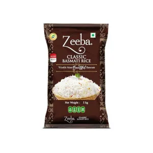 Zeeba Classic Aged Basmati Rice 5 Kg – Extra Long Rice Zeeba Classic Aged Basmati Rice 5 Kg – Extra Long Rice