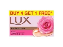 Lux Radiant Glow Bathing Soap Vitamin C & E Buy 4 Get 1 Free – Rs 164 Lux Radiant Glow Bathing Soap Vitamin C & E Buy 4 Get 1 Free – Rs 164