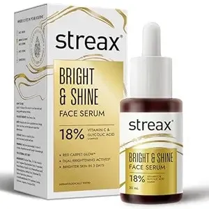Streax Vitamin C Face Serum 30ml – Rs 244 Streax Vitamin C Face Serum 30ml – Rs 244