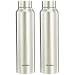 Solimo Stainless Steel Water Bottle 900ml (Pack of 2) at Rs. 389 Solimo Stainless Steel Water Bottle 900ml (Pack of 2) at Rs. 389