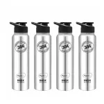 Pigeon by Stovekraft Inox Hydra Stainless Steel Water Bottles 900ml Flipper Cap (Pack of 4) at ₹596 | Amazon Deal Pigeon by Stovekraft Inox Hydra Stainless Steel Water Bottles 900ml Flipper Cap (Pack of 4) at ₹596 | Amazon Deal
