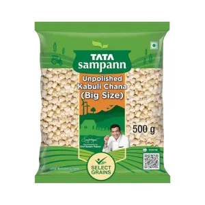 Tata Sampann Unpolished Kabuli Chana 500g Tata Sampann Unpolished Kabuli Chana 500g