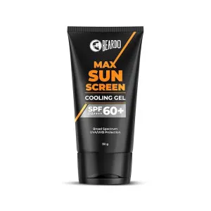 Beardo Max Cooling Gel Sunscreen SPF 60+ PA++++ at ₹180 | Amazon Deal Beardo Max Cooling Gel Sunscreen SPF 60+ PA++++ at ₹180 | Amazon Deal