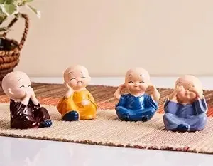 Amazon Basics Meditating Baby Monk Decoration Pack of 4 Rs 123 Amazon Basics Meditating Baby Monk Decoration Pack of 4 Rs 123
