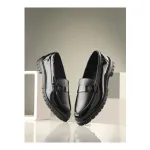 HERE&NOW Men Black Formal Penny Loafers at ₹608 | Myntra Deal HERE&NOW Men Black Formal Penny Loafers at ₹608 | Myntra Deal