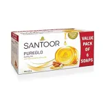 Santoor PureGlo Glycerine Soap with Almond Oil and Glycerine at ₹190 | Amazon Deal Santoor PureGlo Glycerine Soap with Almond Oil and Glycerine at ₹190 | Amazon Deal