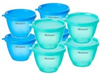 Floraware Round Containers 500ml 8 Pcs – Rs 168 Floraware Round Containers 500ml 8 Pcs – Rs 168