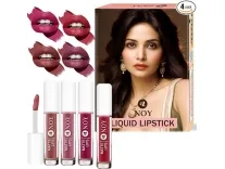 Noy Liquid Matte Lipstick Pack of 4 for Rs. 105 – Amazon Noy Liquid Matte Lipstick Pack of 4 for Rs. 105 – Amazon