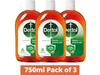 Dettol Disinfectant 750ml Pack of 3 for Rs 674 Dettol Disinfectant 750ml Pack of 3 for Rs 674