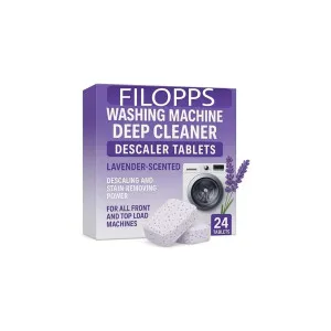 Lavender Washing Machine Cleaner Descaler Tablets 24 Pcs Lavender Washing Machine Cleaner Descaler Tablets 24 Pcs