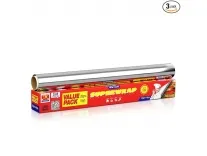 Hindalco Superwrap Aluminium Foil 20g + 10g (3-Pack) – Rs. 158 Hindalco Superwrap Aluminium Foil 20g + 10g (3-Pack) – Rs. 158