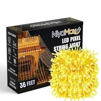 NIYAMAX 36 Feet LED Fairy String Lights – Rs 75 – Amazon NIYAMAX 36 Feet LED Fairy String Lights – Rs 75 – Amazon