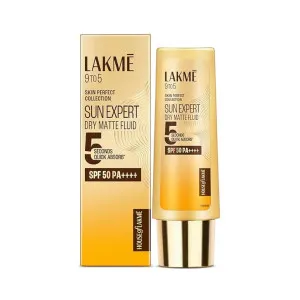 LAKMÉ Sun Expert Dry Matte Fluid Sunscreen 50ml for Oily & Combination Skin SPF 50 PA++++ at ₹199 | Amazon Deal LAKMÉ Sun Expert Dry Matte Fluid Sunscreen 50ml for Oily & Combination Skin SPF 50 PA++++ at ₹199 | Amazon Deal
