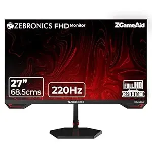 Zebronics S27A 27-Inch Gaming Monitor – 220Hz, Fast IPS, FHD – Rs. 10999 Zebronics S27A 27-Inch Gaming Monitor – 220Hz, Fast IPS, FHD – Rs. 10999
