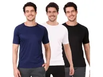 Vector X OMT-257 Dry-Touch Men’s T-Shirt (Pack of 3) – Rs. 362 Vector X OMT-257 Dry-Touch Men’s T-Shirt (Pack of 3) – Rs. 362