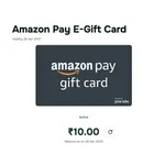 Amazon Pay Gift Cards at ₹5 | Woohoo Deal Amazon Pay Gift Cards at ₹5 | Woohoo Deal