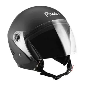 Pivalo X-Pearl 580MM Half Face Helmet – Matt Black Pivalo X-Pearl 580MM Half Face Helmet – Matt Black