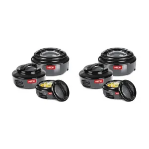 MILTON Ernesto Inner Stainless Steel Jr. Casserole Set (Pack of 2) at ₹1438 | Amazon Deal MILTON Ernesto Inner Stainless Steel Jr. Casserole Set (Pack of 2) at ₹1438 | Amazon Deal