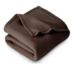 VAS COLLECTIONS 300 TC Fleece Blanket – Brown VAS COLLECTIONS 300 TC Fleece Blanket – Brown