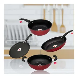 LAZYwindow Non-Stick 4-Piece Kitchen Cookware Set at ₹142 | Amazon Deal LAZYwindow Non-Stick 4-Piece Kitchen Cookware Set at ₹142 | Amazon Deal