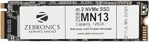 Zebronics 128GB M.2 NVMe SSD – Rs. 1179 Zebronics 128GB M.2 NVMe SSD – Rs. 1179