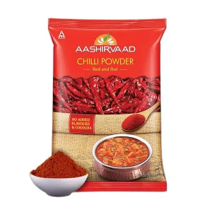 Aashirvaad Chilli Powder 200g – Red Hot, No Added Flavours Aashirvaad Chilli Powder 200g – Red Hot, No Added Flavours
