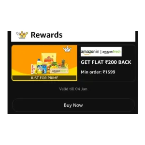 Get Flat ₹200 Back on ₹1599+ Orders | Amazon Deal Get Flat ₹200 Back on ₹1599+ Orders | Amazon Deal