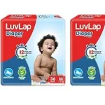 LuvLap Baby Diapers Medium (M) 36 Count – Rs 484 LuvLap Baby Diapers Medium (M) 36 Count – Rs 484