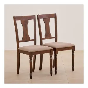 Home Centre Helios Zoe Set of 2 Fabric Dining Chairs – Brown at ₹1599 | Amazon Deal Home Centre Helios Zoe Set of 2 Fabric Dining Chairs – Brown at ₹1599 | Amazon Deal