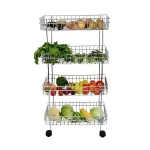 Portable Modern Kitchen Storage Trolley (4 Shelf) at ₹1200 | Amazon Deal Portable Modern Kitchen Storage Trolley (4 Shelf) at ₹1200 | Amazon Deal