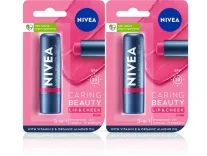 NIVEA Lip Balm SPF 30 Pink (Pack of 2) for Rs. 192 NIVEA Lip Balm SPF 30 Pink (Pack of 2) for Rs. 192