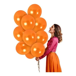 Orange Metallic Balloons 50 PC For Birthday, Baby Shower, Party Decorations Orange Metallic Balloons 50 PC For Birthday, Baby Shower, Party Decorations