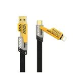 UMAKE 65W 4-in-1 Multi-Fast Charging Cable, Universal USB-C/Lightning & USB-A, PD 3.0, Nylon Braided at ₹109 | Jiomart Deal UMAKE 65W 4-in-1 Multi-Fast Charging Cable, Universal USB-C/Lightning & USB-A, PD 3.0, Nylon Braided at ₹109 | Jiomart Deal