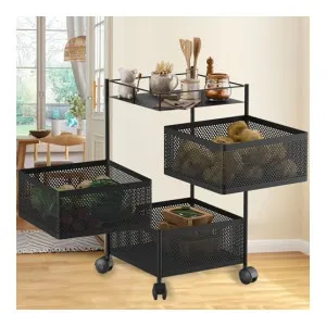 360° Revolving Multipurpose Storage Rack with Wheels at ₹1088 | Amazon Deal 360° Revolving Multipurpose Storage Rack with Wheels at ₹1088 | Amazon Deal