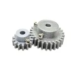 INVENTO 3D Printed Plastic Spur Gear 14T + 26T, 1.5M, 10mm Width, 8mm Hole for DIY Projects at ₹100 | Amazon Deal INVENTO 3D Printed Plastic Spur Gear 14T + 26T, 1.5M, 10mm Width, 8mm Hole for DIY Projects at ₹100 | Amazon Deal