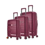 Nasher Miles Polypropylene Spinner Hard-Sided Luggage Set of 3 (Small, Medium, Large) at ₹8109 | Amazon Deal Nasher Miles Polypropylene Spinner Hard-Sided Luggage Set of 3 (Small, Medium, Large) at ₹8109 | Amazon Deal