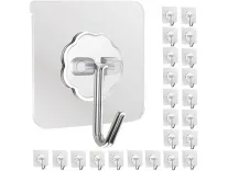 Adhesive Hooks Heavy Duty Waterproof (Pack of 15) Rs. 89 Adhesive Hooks Heavy Duty Waterproof (Pack of 15) Rs. 89