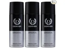Denver Black Code Deo 150GM (Pack of 3) – Rs. 396 Denver Black Code Deo 150GM (Pack of 3) – Rs. 396