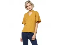 Harpa Keyhole Neck Solid Top – Rs. 208 Amazon Deal Harpa Keyhole Neck Solid Top – Rs. 208 Amazon Deal