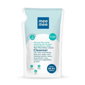 Mee Mee Baby Liquid Cleanser 1 L, Anti-Bacterial at ₹225 | Amazon Deal Mee Mee Baby Liquid Cleanser 1 L, Anti-Bacterial at ₹225 | Amazon Deal