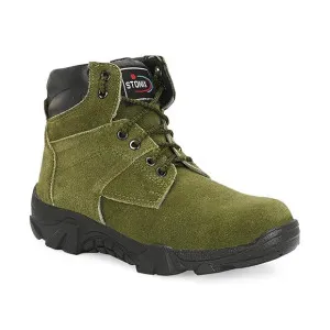 STONIX Hawk Green Suede Leather Safety Boot – Slip Resistant, Waterproof STONIX Hawk Green Suede Leather Safety Boot – Slip Resistant, Waterproof