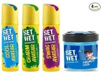 Set Wet Deodorant & Hair Gel Combo for Men Rs 370 – Amazon Set Wet Deodorant & Hair Gel Combo for Men Rs 370 – Amazon