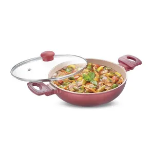 Prestige Omega Die-Cast Non-Stick Kadai (24cm) with Glass Lid at ₹1071 | Amazon Deal Prestige Omega Die-Cast Non-Stick Kadai (24cm) with Glass Lid at ₹1071 | Amazon Deal
