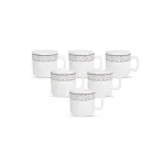 La Opala Diva Sovrana Collection Opal Glass Coffee Mug Regular, Set of 6 at ₹399 | Amazon Deal La Opala Diva Sovrana Collection Opal Glass Coffee Mug Regular, Set of 6 at ₹399 | Amazon Deal