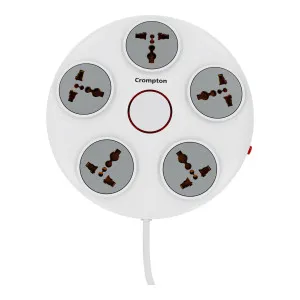 Crompton Power C 5 Socket Extension Board at ₹299 | Flipkart Deal Crompton Power C 5 Socket Extension Board at ₹299 | Flipkart Deal