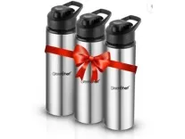 Deal Greenchef Stainless Steel Water Bottle 3-Pack Rs. 439 Deal Greenchef Stainless Steel Water Bottle 3-Pack Rs. 439