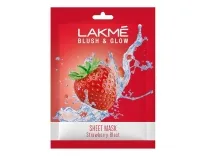 Lakme Blush & Glow Strawberry Sheet Mask 25 ml Rs 40 – Amazon Lakme Blush & Glow Strawberry Sheet Mask 25 ml Rs 40 – Amazon