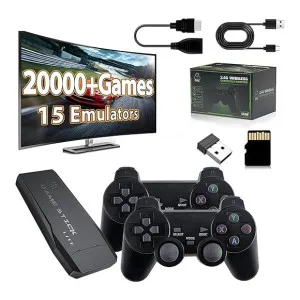 XIVON Retro Game Stick Pro – 20000+ Games, 4K HDMI, 64GB, 2 Wireless Gamepads XIVON Retro Game Stick Pro – 20000+ Games, 4K HDMI, 64GB, 2 Wireless Gamepads